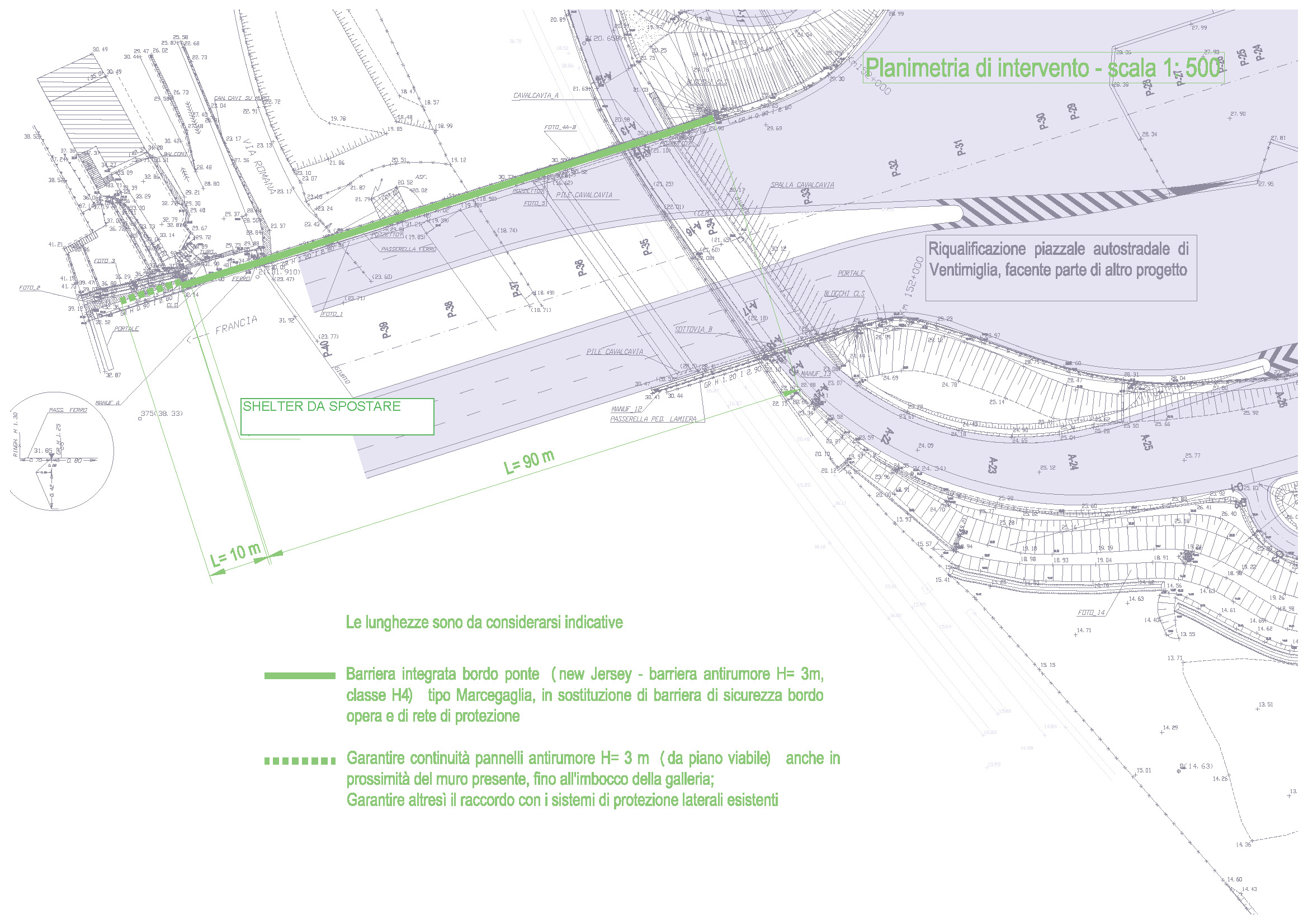 Mitigazione acustica autostrada A10 Savona – Ventimiglia